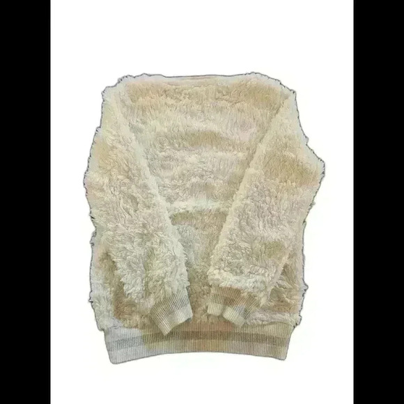 Cozy Cream Faux Fur Sweater - Perfect for chilly days! - Picture 2 of 4